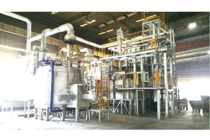 2.2t/h Aluminum Melting Furnace+5t/h Holding Furnace
