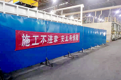 85t/ch American Aluminum Melting Furnace New Building Construction